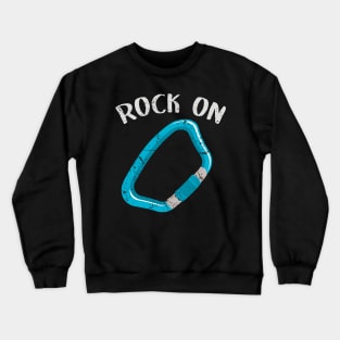 Rock on distressed logo Crewneck Sweatshirt